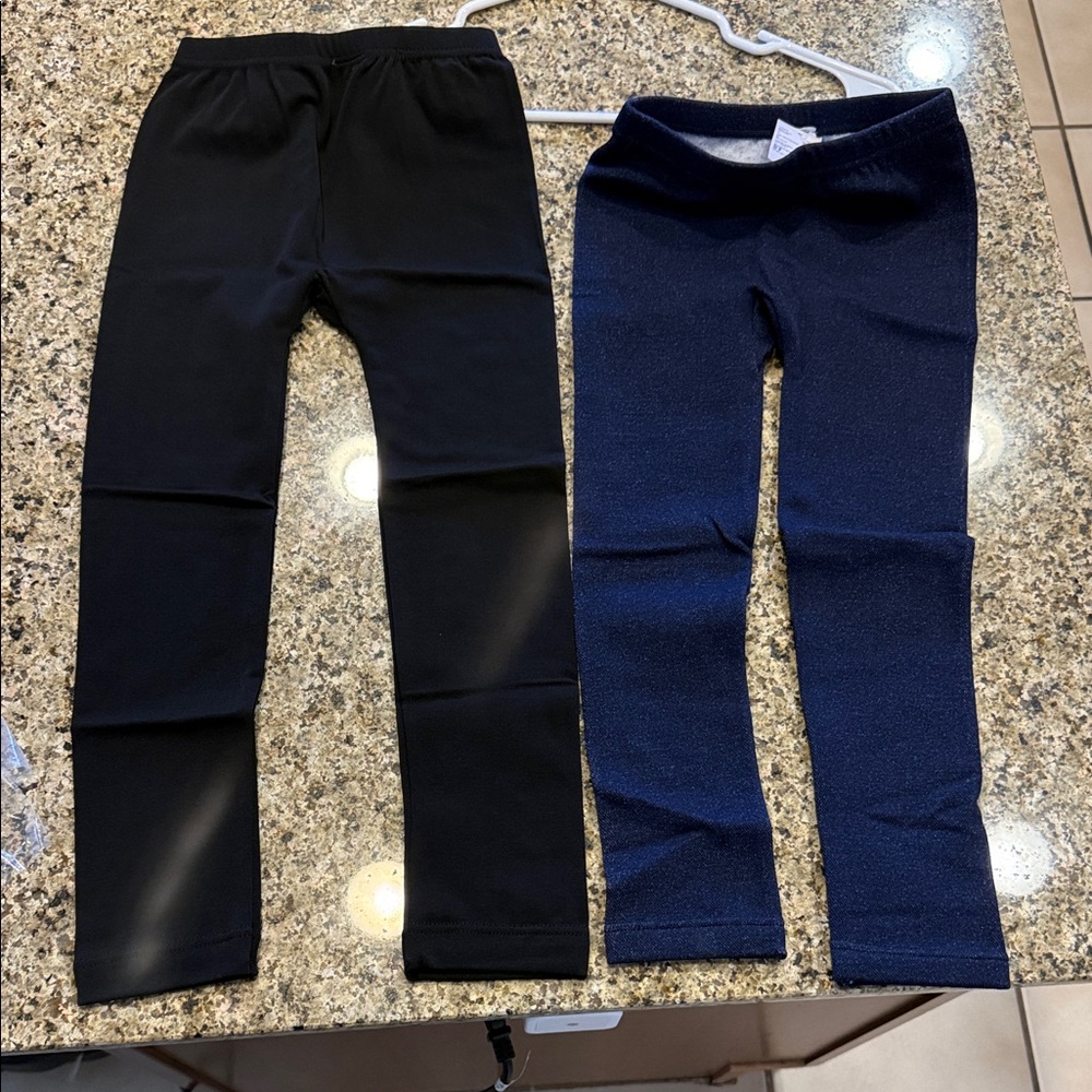 The Children's Place Black and Blue Leggings